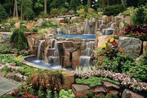 landscaping ponds and stonework